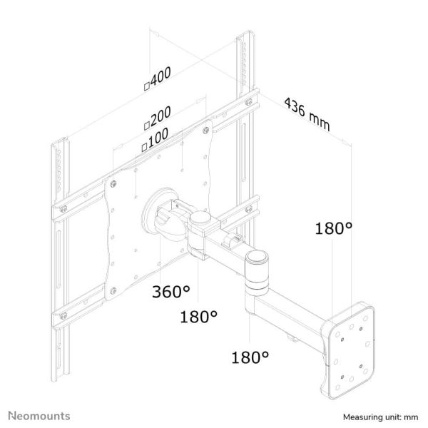 Neomounts tv wandsteun (FPMA-W960)