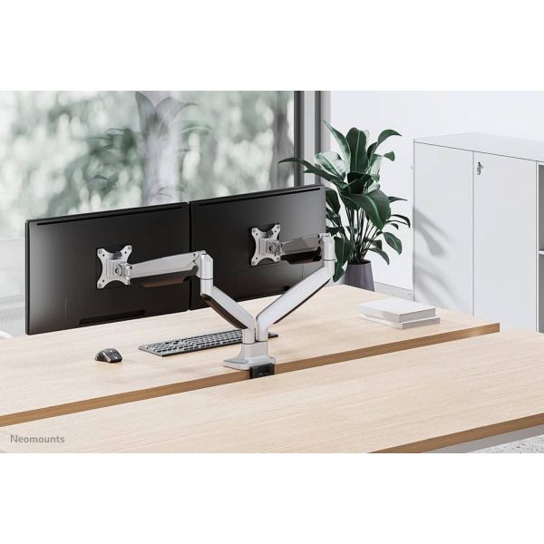 Neomounts monitorarm (NM-D750DSILVER)