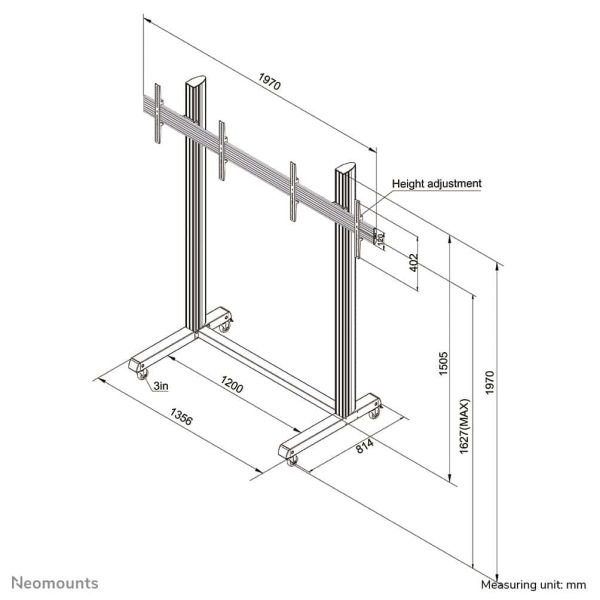 Neomounts Pro videowall vloersteun (NMPRO-M21)