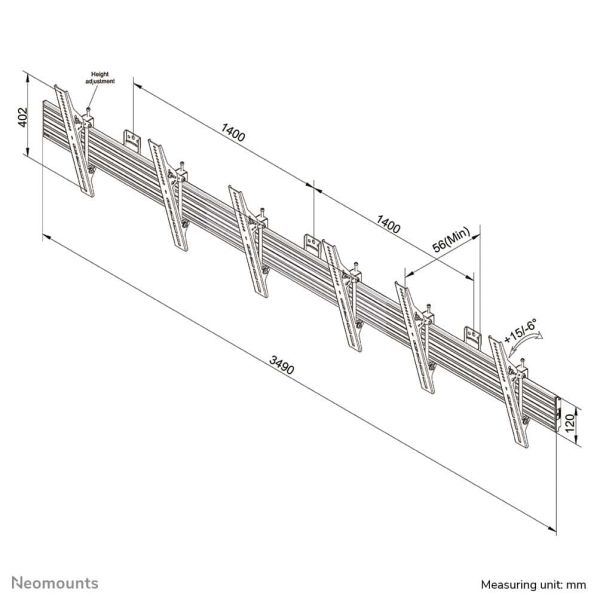 Neomounts Pro menuboard wandsteun (NMPRO-WMB3) 1/9