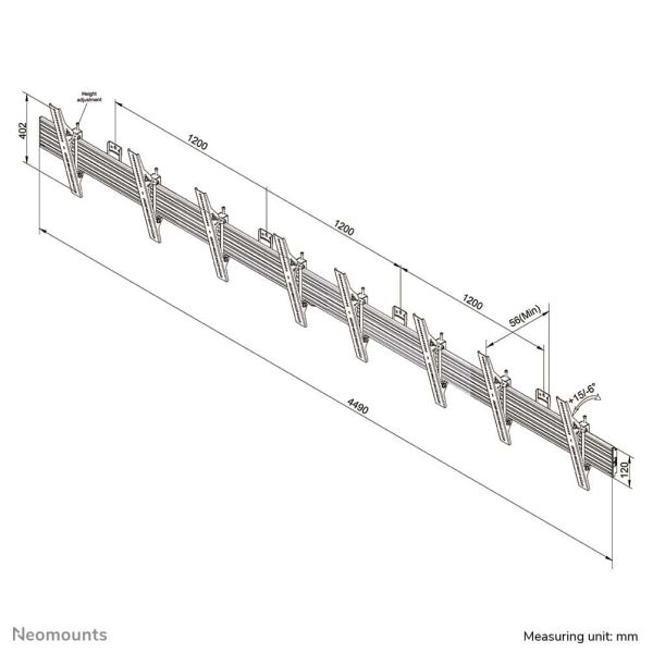 Neomounts Pro menuboard wandsteun (NMPRO-WMB4) 1/2