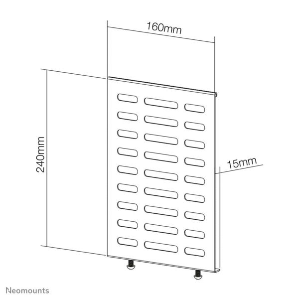 Neomounts mediaspeler houder (NS-MBTC100BLACK)