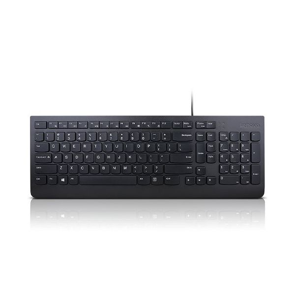 Lenovo Essential toetsenbord Universeel USB QWERTY Amerikaans Engels Zwart (4Y41R64672)