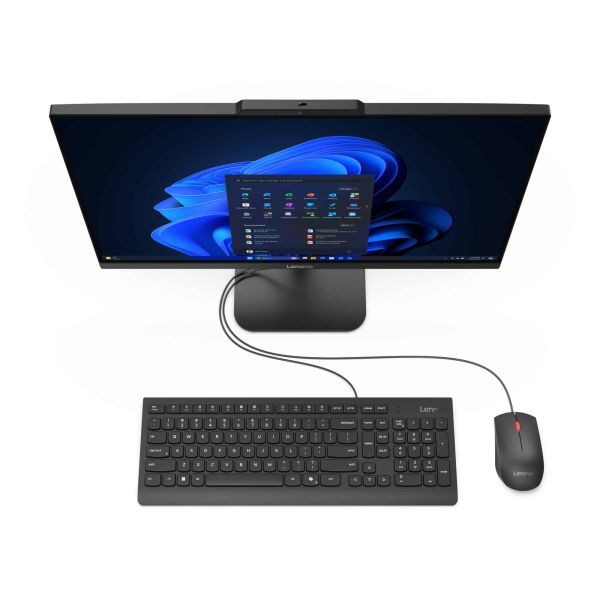 Lenovo V100 Intel® N N100 60,5 cm (23.8") 1920 x 1080 Pixels 8 GB DDR4-SDRAM 256 GB SSD Windows 11 Pro Wi-Fi 6 (802.11ax) Zwart (13BE000CGE)