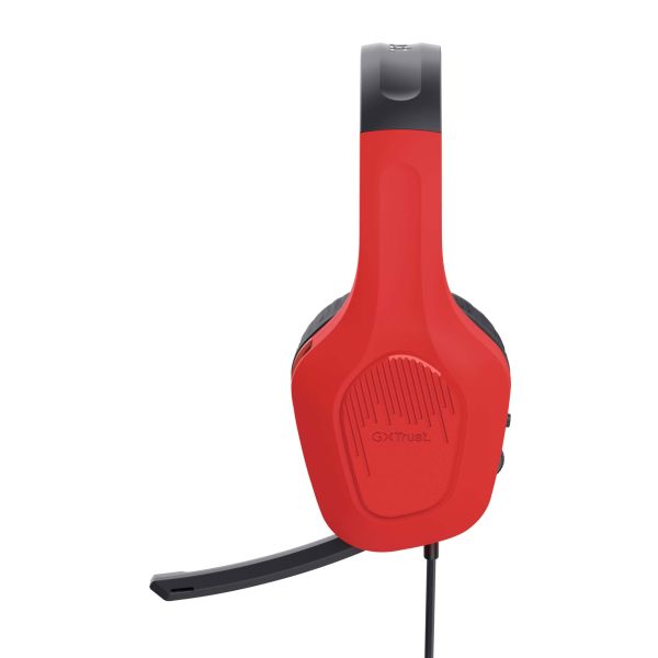 Trust GXT 416S Zirox Gaming Headset - USB gamingheadset – RGB-verlichting – Opklapbare microfoon – Zwart/Cyaan/Rood (25423) Trust GXT 416S Zirox Gaming Headset - USB gamingheadset – RGB-verlichting – Opklapbare microfoon – Zwart/Cyaan/Rood (25423)