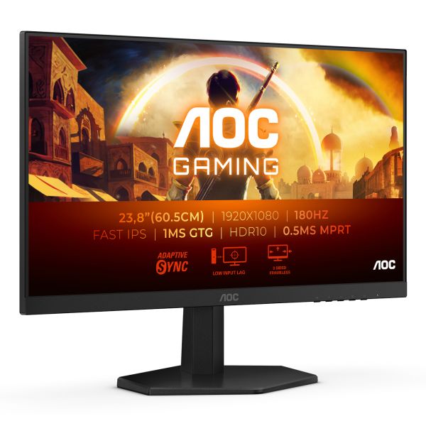 AOC G4 24G42E computer monitor 60,5 cm (23.8") 1920 x 1080 Pixels Full HD LCD Zwart (24G42E) AOC G4 24G42E computer monitor 60,5 cm (23.8") 1920 x 1080 Pixels Full HD LCD Zwart (24G42E)