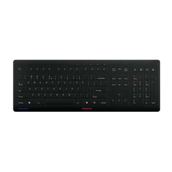 CHERRY Stream toetsenbord Universeel RF draadloos + USB QWERTY Engels Zwart (JK-8552EU-2)