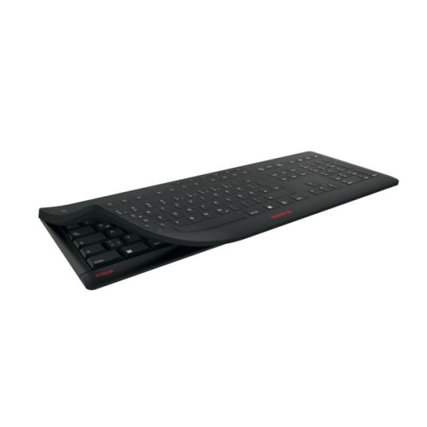 CHERRY Stream toetsenbord Universeel RF draadloos + USB QWERTY Engels Zwart (JK-8552EU-2)