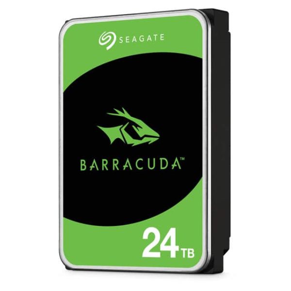 Seagate Barracuda Desktop 24TB HDD interne harde schijf 7200 RPM 64 MB 3.5" SATA (ST24000DM001)