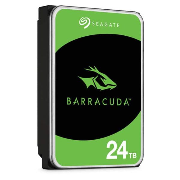 Seagate Barracuda Desktop 24TB HDD interne harde schijf 7200 RPM 64 MB 3.5" SATA (ST24000DM001)
