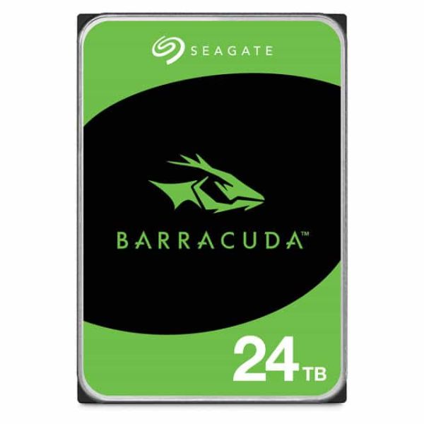 Seagate Barracuda Desktop 24TB HDD interne harde schijf 7200 RPM 512 MB 3.5" SATA (ST24000DM001)
