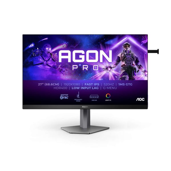 AOC G2 AG276FK computer monitor 68,6 cm (27") 1920 x 1080 Pixels Full HD LED Zwart, Grijs (AG276FK)