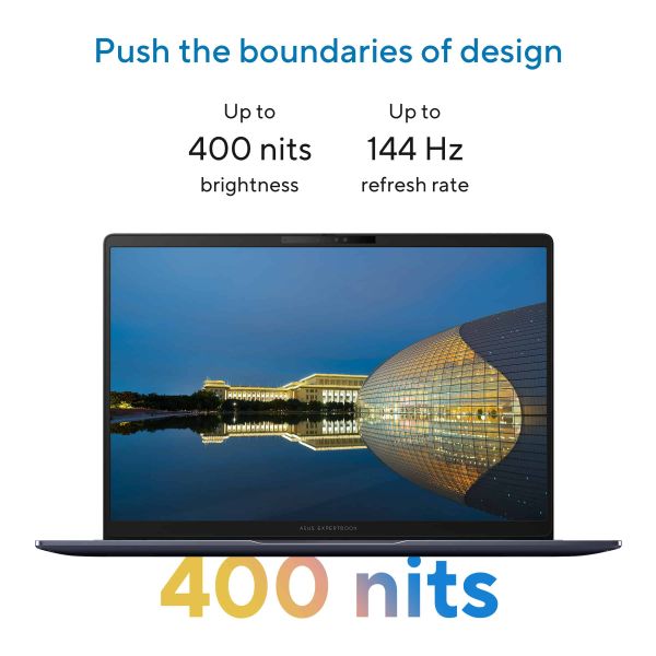 ASUS ExpertBook B5 B5605CVA-MB0010X Intel® Core™ i5 i5-13420H Laptop 40,6 cm (16") WUXGA 16 GB DDR5-SDRAM 512 GB SSD Wi-Fi 6E (802.11ax) Windows 11 Pro US International Zwart, Grijs (90NX08H1-M000A0)