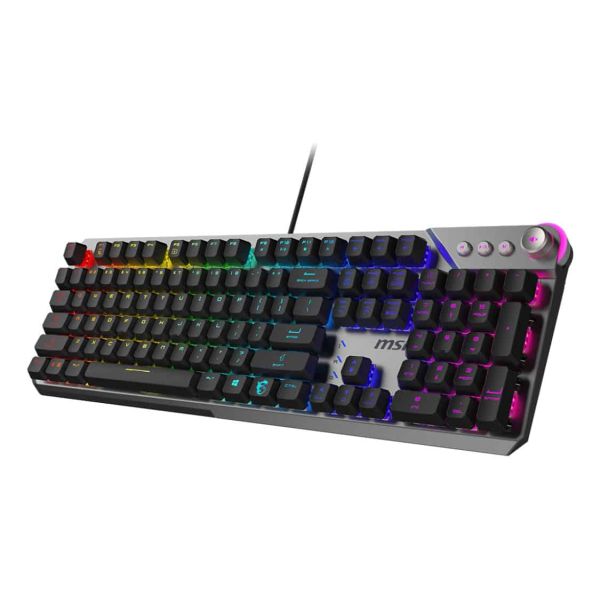 MSI STRIKE 600 SILENT US toetsenbord Gamen USB QWERTY Amerikaans Engels Zwart (S11-04US20V-CLA)