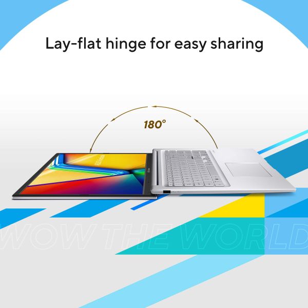 ASUS Vivobook 17 X1704VA-AU586W Intel® Core™ i5 i5-1334U Laptop 43,9 cm (17.3") Full HD 8 GB DDR4-SDRAM 512 GB SSD Wi-Fi 5 (802.11ac) Windows 11 Home Belgisch Blauw (90NB10V2-M00V70)