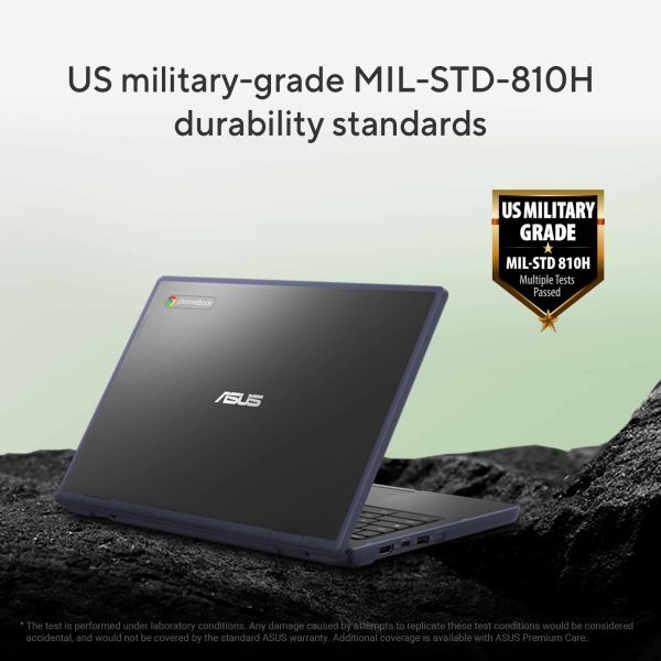 ASUS Chromebook CR11 CR1104CTA-N00066 Intel® N N150 29,5 cm (11.6") HD 4 GB LPDDR5-SDRAM 32 GB eMMC Wi-Fi 6 (802.11ax) ChromeOS US International Grijs (90NX08X1-M00240)