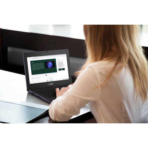 ASUS Chromebook CR11 CR1104CTA-NS0067 Intel® N N150 29,5 cm (11.6") Touchscreen HD 4 GB LPDDR5-SDRAM 32 GB eMMC Wi-Fi 6 (802.11ax) ChromeOS US International Grijs (90NX08X1-M00250)