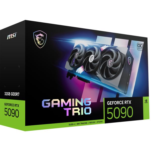 MSI GAMING GeForce RTX5090 TRIO OC 32GB NVIDIA GeForce RTX 5090 GDDR7 (V530-014R)