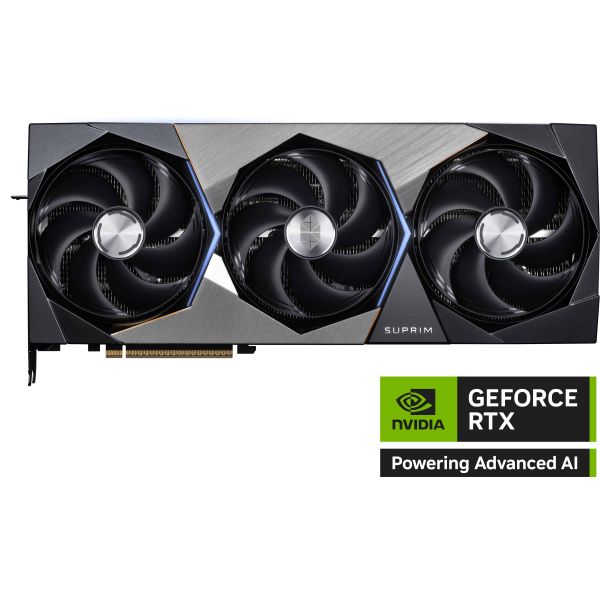 MSI SUPRIM GeForce RTX5080 16G SOC NVIDIA GeForce RTX 5080 16 GB GDDR7 (V531-009R)