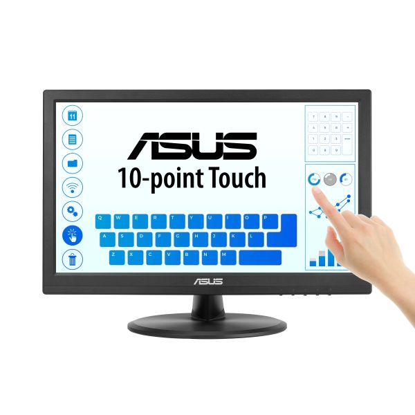 ASUS Touch VT169HE computer monitor 39,6 cm (15.6") 1920 x 1080 Pixels Full HD LED Touchscreen Tafelblad Zwart (90LM09V1-B01170) ASUS Touch VT169HE computer monitor 39,6 cm (15.6") 1920 x 1080 Pixels Full HD LED Touchscreen Tafelblad Zwart (90LM09V1-B01170)