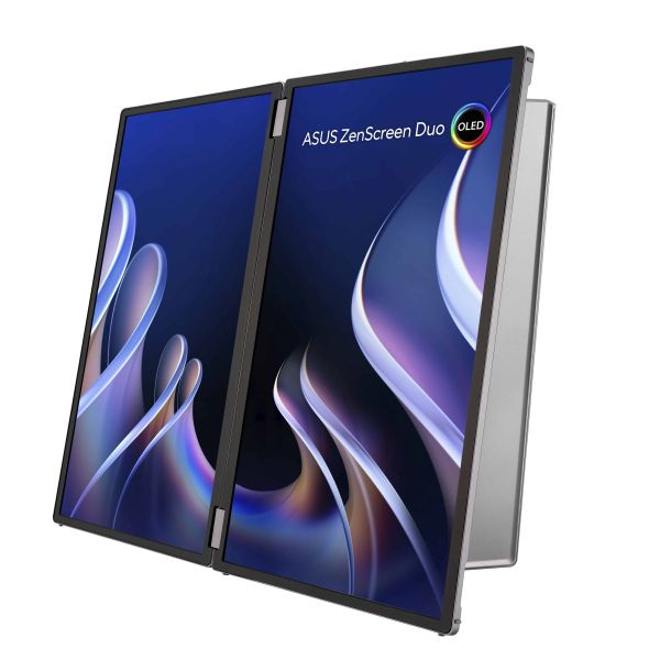 ASUS ZenScreen Duo OLED MQ149CD computer monitor 35,6 cm (14") 1920 x 1200 Pixels WUXGA Zilver (90LM0AKV-B01N70)