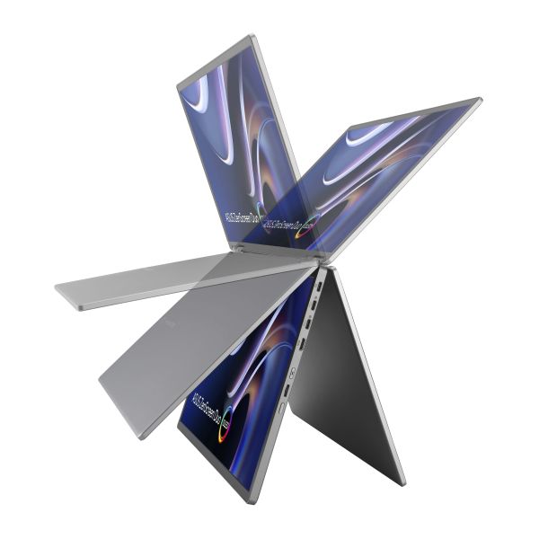 ASUS ZenScreen Duo OLED MQ149CD computer monitor 35,6 cm (14") 1920 x 1200 Pixels WUXGA Zilver (90LM0AKV-B01N70)