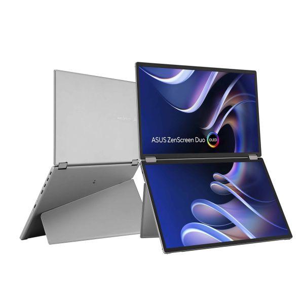 ASUS ZenScreen Duo OLED MQ149CD computer monitor 35,6 cm (14") 1920 x 1200 Pixels WUXGA Zilver (90LM0AKV-B01N70) 13/16 ASUS ZenScreen Duo OLED MQ149CD computer monitor 35,6 cm (14") 1920 x 1200 Pixels WUXGA Zilver (90LM0AKV-B01N70)