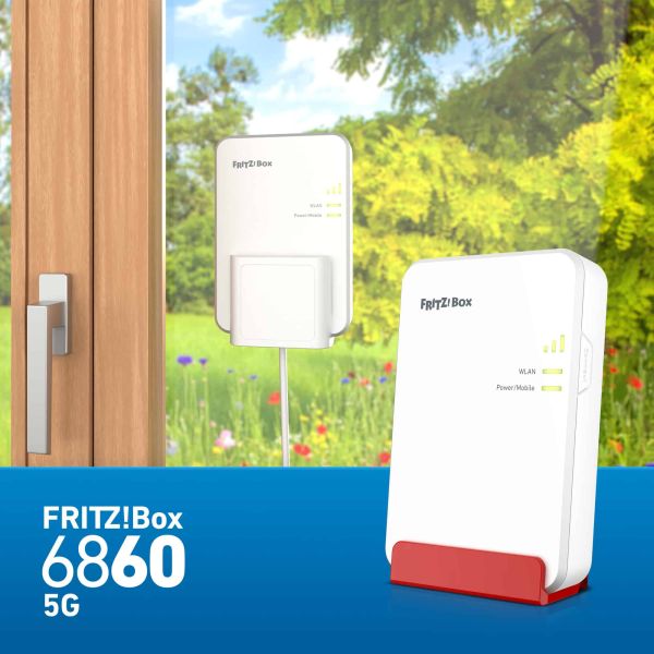 FRITZ!Box 6860 5G Edition International draadloze router Gigabit Ethernet Dual-band (2.4 GHz / 5 GHz) (20003071)
