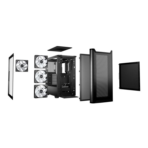 be quiet! Pure Base 501 LX Black Midi Tower Zwart (BGW78)
