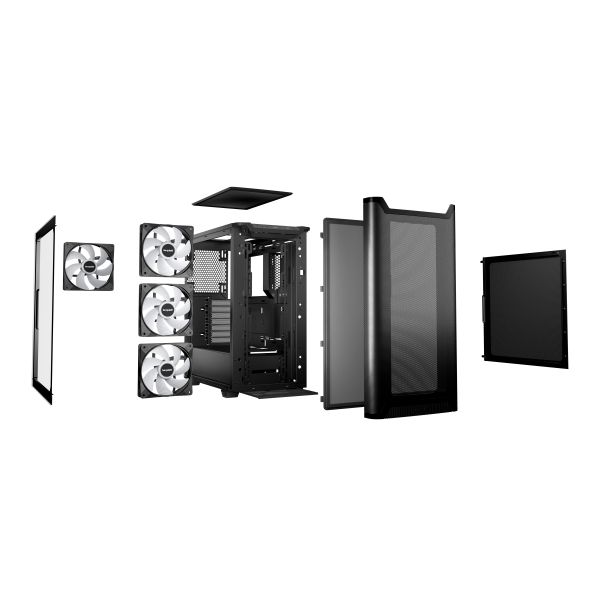 be quiet! Pure Base 501 LX Black Midi Tower Zwart (BGW78)