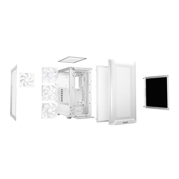 be quiet! Pure Base 501 LX White Midi Tower Wit (BGW79) be quiet! Pure Base 501 LX White Midi Tower Wit (BGW79)
