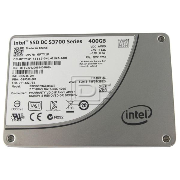 Dell 400GB SSD 2.5 SATA 6G MLC (SSDSC2BA400G3-RFB)