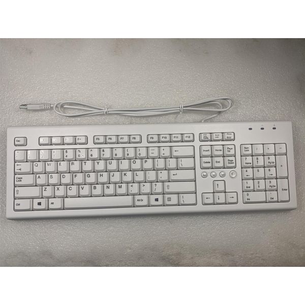HP WHT UNVRSL Katydid wired USB KBD AFR/ENG (904367-L31)