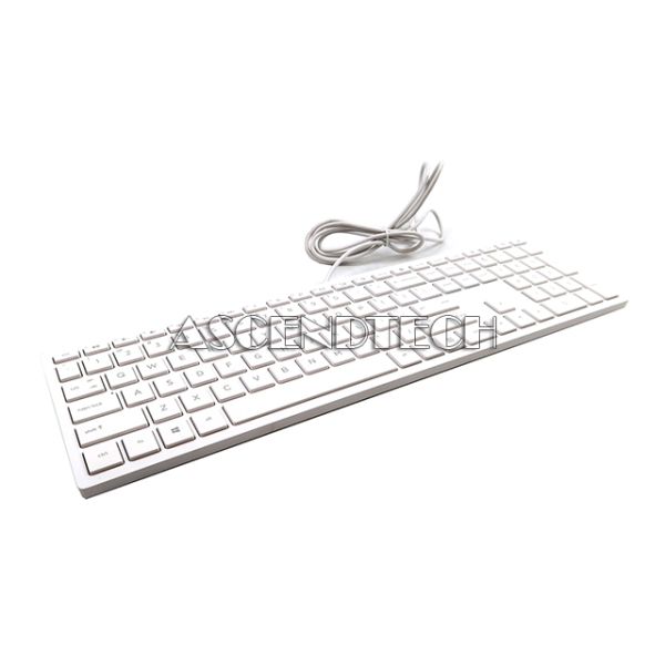 HP WHT Cheddar wired USB KBD SAU (928510-171)