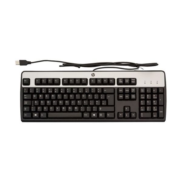 HP WHT Cheddar wired USB KBD EUROA4 (928510-181)
