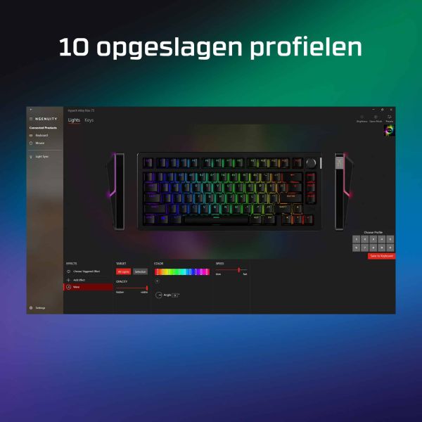 HP HyperX Alloy Rise 75 - gaming toetsenborden (7G7A4AA)