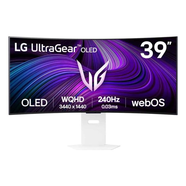 LG 39GX90SA-W computer monitor 99,1 cm (39") 3440 x 1440 Pixels Wide Quad HD OLED Wit (39GX90SA-W.AEU)