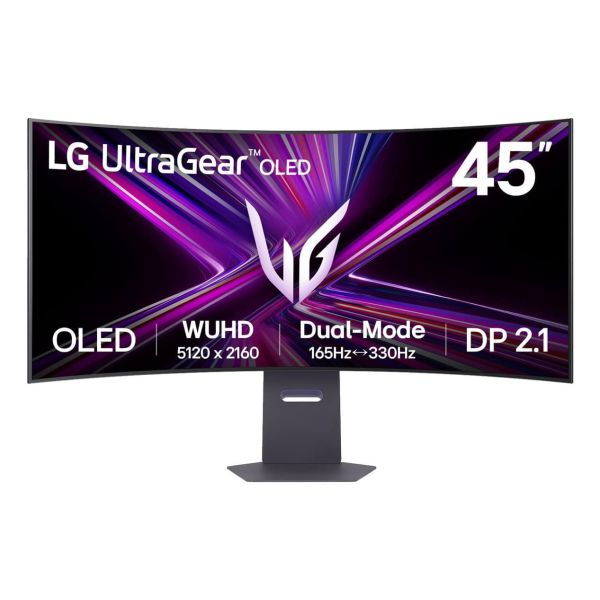 LG 45GX950A-B computer monitor 114,3 cm (45") 5120 x 2160 Pixels WUHD OLED Zwart (45GX950A-B.AEU)