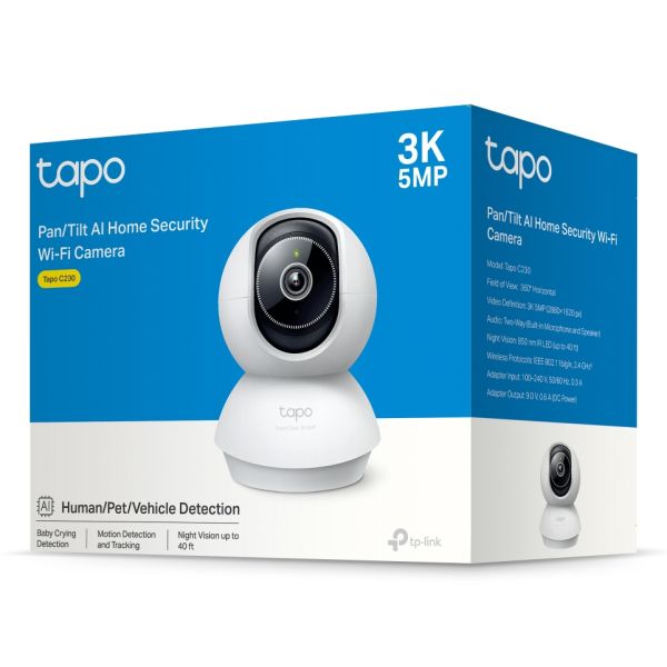 TP-Link Tapo C230 Bulb IP-beveiligingscamera Binnen 2880 x 1620 Pixels Plafond/bureau (TAPO C230)