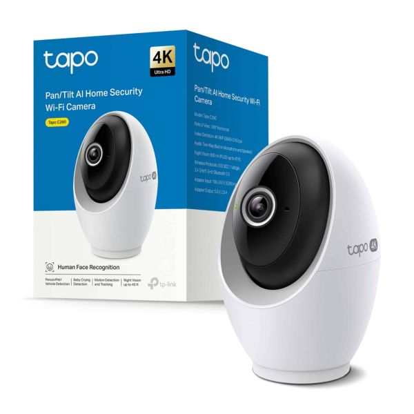 TP-Link Tapo C260 IP-beveiligingscamera Binnen 3840 x 2160 Pixels Plafond/wand/bureau (TAPO C260)