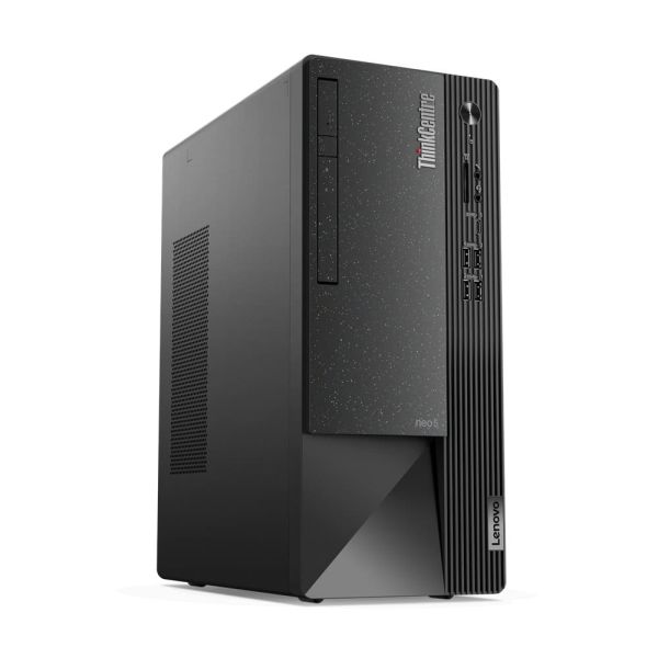 Lenovo ThinkCentre neo 50t Intel® Core™ i5 i5-12400 16 GB DDR4-SDRAM 512 GB SSD Windows 11 Pro Tower PC Zwart, Grijs (11SC000BGE)
