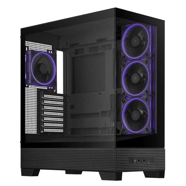 ASUS A31 Plus TG ARGB BLACK Midi Tower Zwart (90DC00R0-B19000)