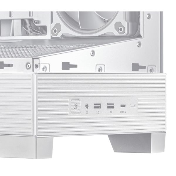 ASUS A31 Plus TG ARGB WHITE Midi Tower Wit (90DC00R3-B19000)