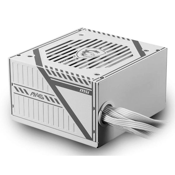 MSI MAG A650BNL power supply unit 650 W 24-pin ATX ATX Wit (MAG A650BNL WHITE) MSI MAG A650BNL power supply unit 650 W 24-pin ATX ATX Wit (MAG A650BNL WHITE)