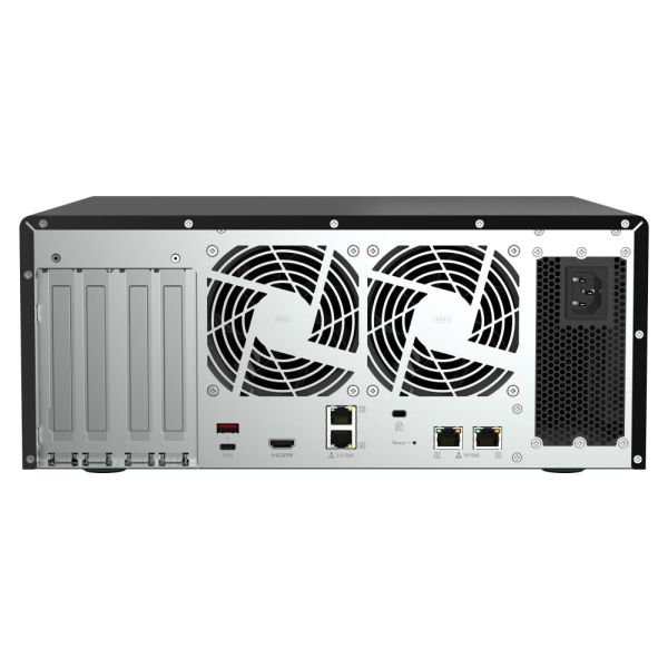 QNAP TS-H1277AFX-R7-32G data-opslag-server NAS Tower AMD Ryzen™ 7 32 GB DDR5 0 TB QuTS hero Zwart (TS-H1277AFX-R7-32G)