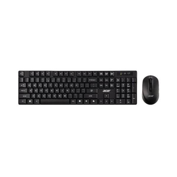 Acer Combo Set - Wireless Keyboard+mouse toetsenbord Inclusief muis Thuis/Werk USB Zwart, Grijs (GP.ACC11.03M) Acer Combo Set - Wireless Keyboard+mouse toetsenbord Inclusief muis Thuis/Werk USB Zwart, Grijs (GP.ACC11.03M)