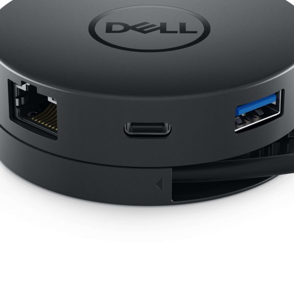 DELL DA300 Bedraad USB 3.2 Gen 2 (3.1 Gen 2) Type-C Zwart (470-ACWN)