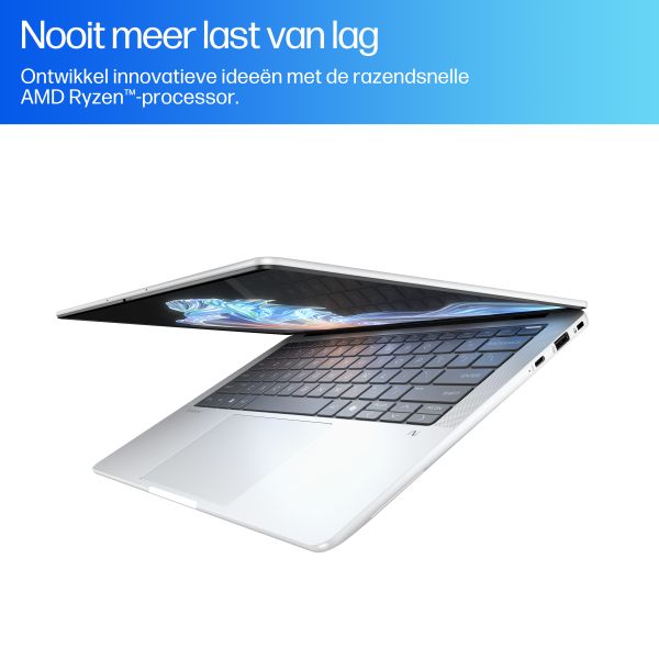 HP EliteBook X G1a AMD Ryzen AI 9 HX 375 Laptop 35,6 cm (14") Touchscreen 2.8K 64 GB LPDDR5x-SDRAM 1 TB SSD Wi-Fi 7 (802.11be) Windows 11 Pro Zilver (B69DPET#ABH)