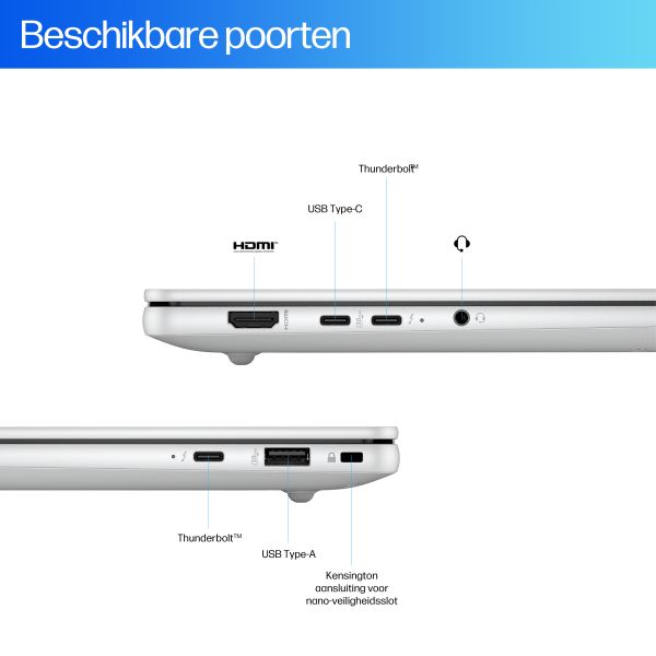 HP EliteBook X G1a AMD Ryzen AI 9 HX 375 Laptop 35,6 cm (14") Touchscreen 2.8K 64 GB LPDDR5x-SDRAM 1 TB SSD Wi-Fi 7 (802.11be) Windows 11 Pro Zilver (B69DPET#ABH)