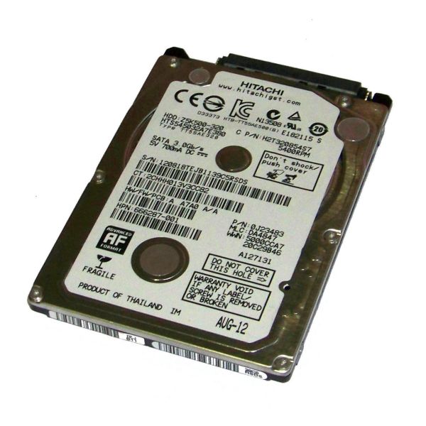 HP ASSY HDD SATA 2TB 5400RPM RAW 7MM 2.5IN (747375-001)